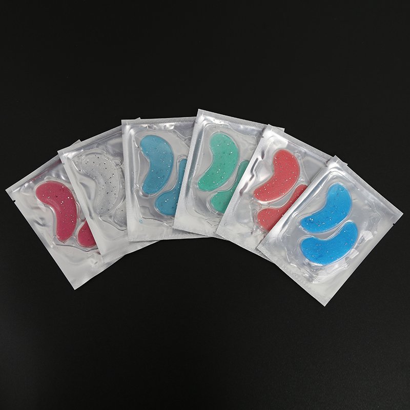 Cerotti contorno occhi in idrogel glitterato al collagene cristallino - 6